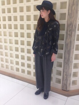 「AS as know as（エーエス アズノウアズ）のアイテム（パンツ）」を使った、asamiさん（レディース・168cm）の秋コーディネート