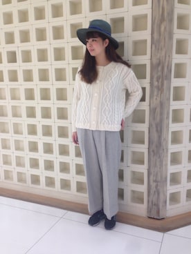 「AS as know as（エーエス アズノウアズ）のアイテム（パンツ）」を使った、asamiさん（レディース・168cm）の秋コーディネート