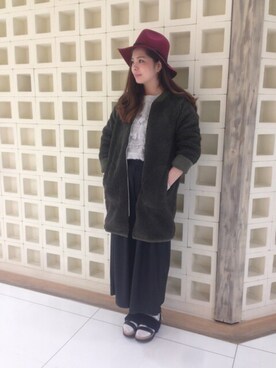 「AS KNOW AS」｜「アイテム（ジャケット/アウター）」を使った、asamiさん（レディース・168cm）の秋コーディネート