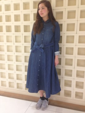 「AS KNOW AS」｜「アイテム（ワンピース/ドレス）」を使った、asamiさん（レディース・168cm）の冬コーディネート