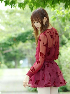 しほみさん（レディース・163cm）の秋コーディネート