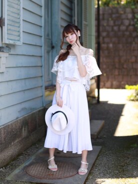 しほみさん(レディース・164cm)の夏コーディネート