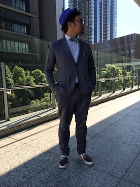 「Steven Alan（スティーブンアラン）のアイテム（セットアップ）」を使った、しん83さん（メンズ・173cm）の秋コーディネート