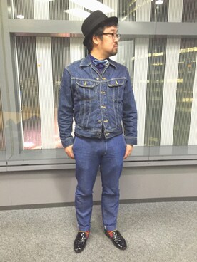「united arrows」｜「アイテム（ステンカラーコート）」を使った、しん83さん（メンズ・173cm）の冬コーディネート