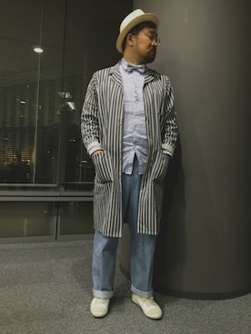 「ALEXANDRA（アレキサンドラ）のアイテム」を使った、しん83さん（メンズ・173cm）の春コーディネート