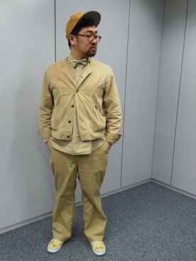 「Steven Alan」｜「アイテム（デニムジャケット）」を使った、しん83さん（メンズ・173cm）の春コーディネート