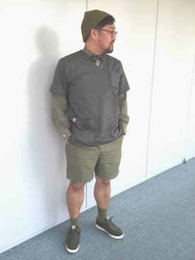 「Steven Alan（スティーブンアラン）のアイテム（レッグウェア）」を使った、しん83さん（メンズ・173cm）の春コーディネート