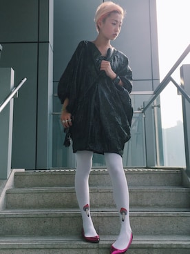 「Tendence（テンデンス）のアイテム（アナログ腕時計、ブラック系）」を使った、nogさん（レディース・167cm）の秋コーディネート