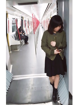 「アイテム（ブーティ）」を使った、shu.さん（レディース・148cm・20代）の冬コーディネート