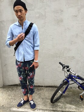 terugeさん（メンズ・178cm）の春コーディネート