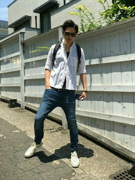 terugeさん(メンズ・178cm)の夏コーディネート