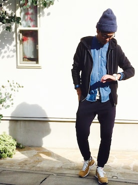 u-jさん（メンズ・180cm）の秋コーディネート