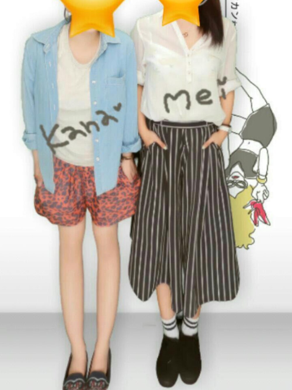「GUのアイテム（その他パンツ、ブラック系）」を使った、meiさん（レディース・165cm）の春コーディネートの1枚目の写真