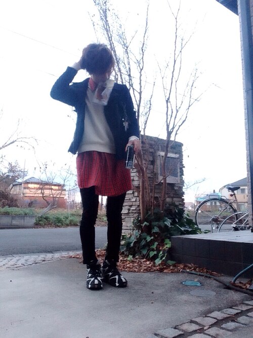 Uniqlo ユニクロ のフェイスタオルを使ったメンズ人気ファッションコーディネート Sciaky