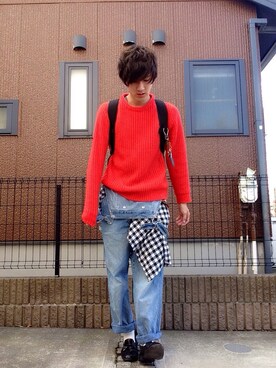 W Closet ダブルクローゼット のサロペット オーバーオールを使ったメンズ人気ファッションコーディネート Wear