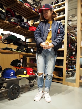「9twenty」｜Sayaさん（レディース・155cm）の冬コーディネート