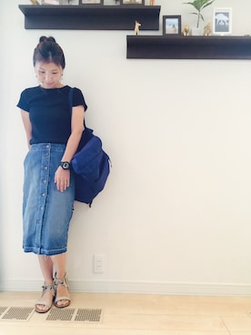 momoさん（レディース・157cm）の夏コーディネート