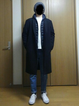 「ジャックパーセル」｜「アイテム（その他アウター）」を使った、ぴゃんすさん（メンズ・174cm）の冬コーディネート