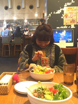 「lunch time」｜まりあんぬさん（レディース・158cm）の冬コーディネート