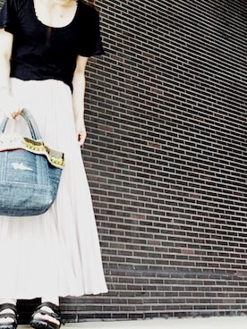 「alternative（オルタナティブ）のアイテム」を使った、mさん（レディース・151cm）の夏コーディネート