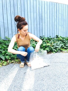 mさん（レディース・151cm）の夏コーディネート