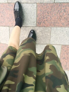 yuumiiさんの「【マストBUY】アソートガラボリュームスカート 549010」を使ったコーディネート