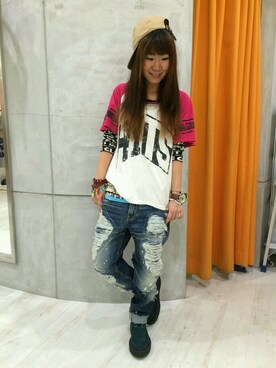 MiKiNAさん（レディース・154cm）の春コーディネート