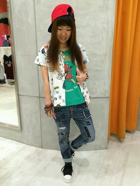 MiKiNAさん（レディース・154cm）の春コーディネート