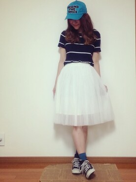 かほこ。さん(レディース・161cm)の夏コーディネート