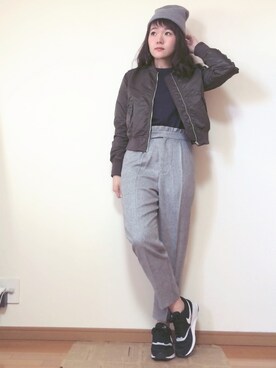 かほこ。さん（レディース・161cm）の春コーディネート