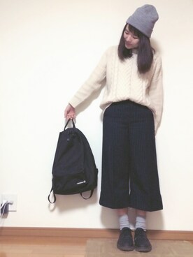 「DHOLIC（ディーホリック）のアイテム（その他シューズ）」を使った、かほこ。さん（レディース・161cm）の春コーディネート
