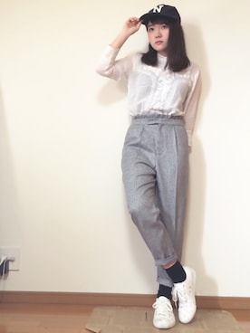 かほこ。さん（レディース・161cm）の春コーディネート