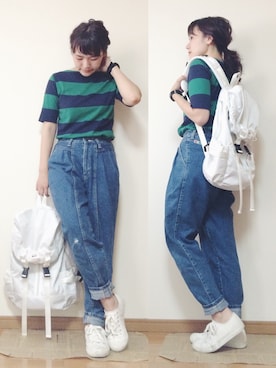 かほこ。さん（レディース・161cm）の夏コーディネート