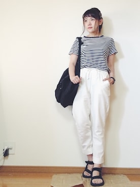 かほこ。さん（レディース・161cm）の夏コーディネート