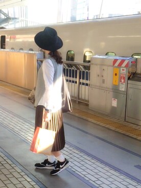 かほこ。さん（レディース・161cm）の秋コーディネート