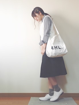 かほこ。さん（レディース・161cm）の春コーディネート
