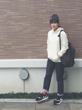 かほこ。さん（レディース・161cm）の春コーディネート