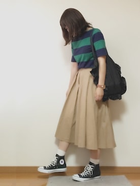 かほこ。さん（レディース・161cm）の夏コーディネート