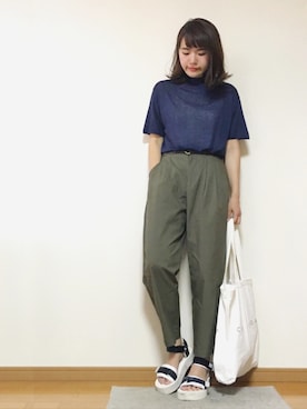 かほこ。さん（レディース・161cm）の夏コーディネート