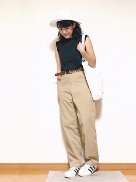 かほこ。さん（レディース・161cm）の夏コーディネート