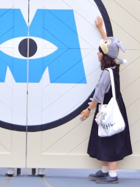 「DHOLIC（ディーホリック）のアイテム（その他シューズ）」を使った、かほこ。さん（レディース・161cm）の秋コーディネート