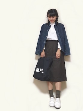 「NICE CLAUP（ナイスクラップ）のアイテム」を使った、かほこ。さん（レディース・161cm）の秋コーディネート