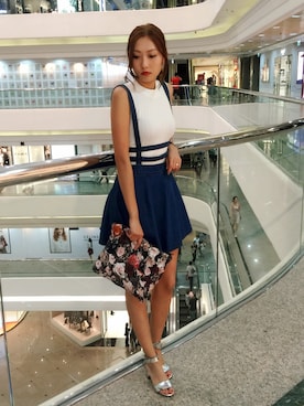 「PARADOX（パラドックス）のアイテム（バッグ）」を使った、MisssIVYさん（レディース・162cm）の秋コーディネート