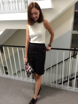 「PARADOX（パラドックス）のアイテム（バッグ）」を使った、MisssIVYさん（レディース・162cm）の秋コーディネート