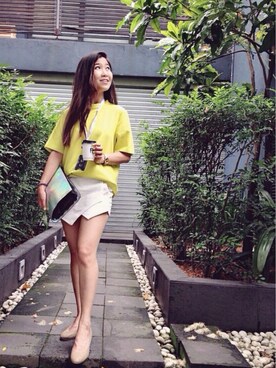 Rin Lawさん(レディース・158cm)の春コーディネート