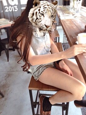 Rin Lawさん（レディース・158cm）の春コーディネート