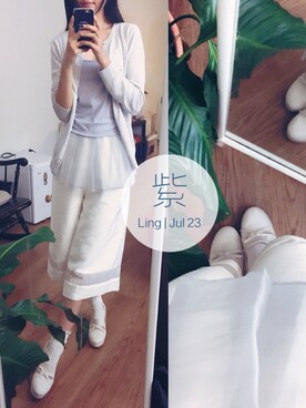 Lu Yangさん（レディース・160cm）の夏コーディネート