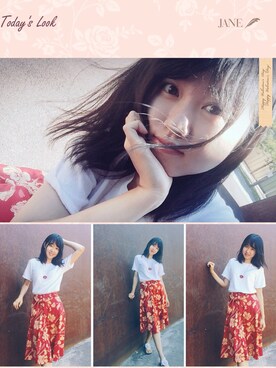 「afternoon」｜Lu Yangさん（レディース・160cm）の秋コーディネート