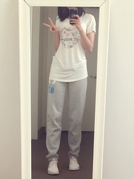 「ET BOITE（エボワット）のアイテム」を使った、Lu Yangさん（レディース・160cm）の秋コーディネート