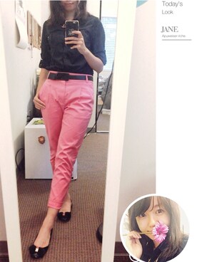 Lu Yangさん（レディース・160cm）の秋コーディネート